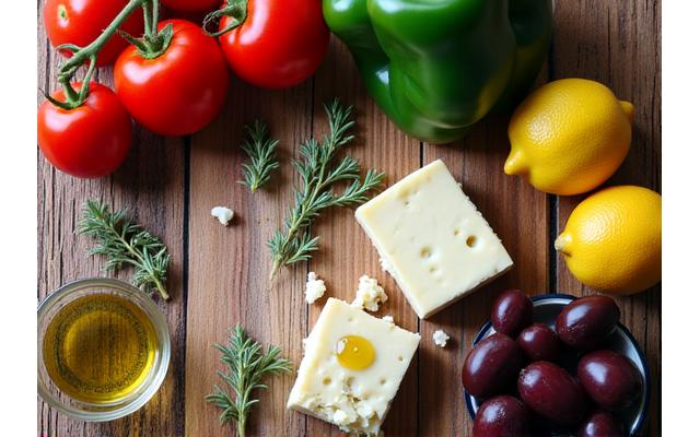 Ελληνική κουζίνα με υγιεινά συστατικά